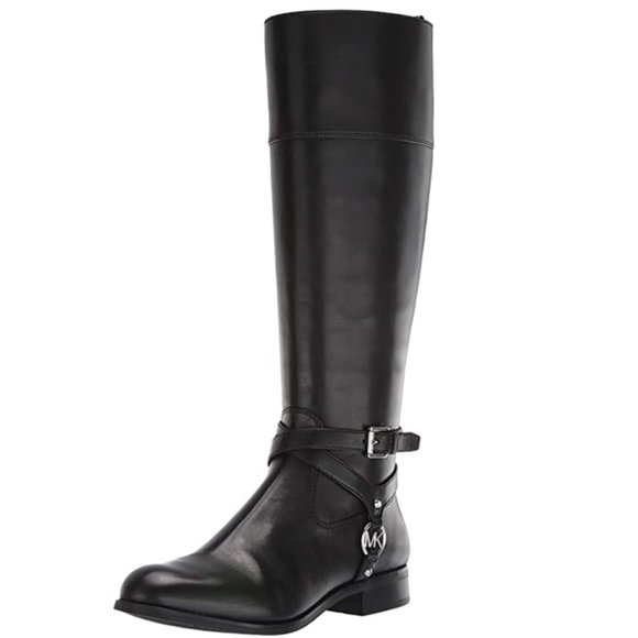 Michael Kors Black Preston Boots Size 5.5